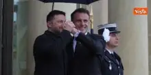 Macron riceve il Presidente ucraino Zelensky all'Eliseo