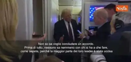 Crisi Iran, Trump: Non so se vogliamo fare un accordo, non sappiamo nemmeno con chi parlare