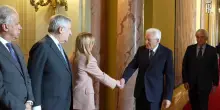 Mattarella riceve Meloni e ministri al Quirinale in vista del Consiglio Europeo