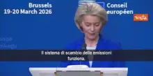Caro energia, Von Der Leyen: Dobbiamo aggiornare meccanismo Ets e abbassare tasse elettricit&agrave;