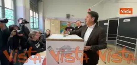 Conte vota al Referendum per la Giustizia a Roma