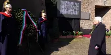 Mattarella alla cerimonia per l'eccidio delle Fosse Ardeatine