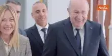 Meloni arriva al palazzo presidenziale ad Algeri per incontro col Presidente algerino Tebboune