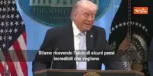 Trump su Iran: Hanno tempo fino alle 8, poi li riporteremo all'et&agrave; della pietra