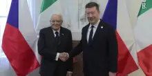 Mattarella incontra il presidente della Camera della Repubblica Ceca