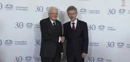 Mattarella incontra il Presidente del Senato della Repubblica Ceca