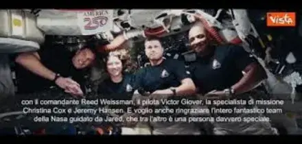 Trump si congratula con gli astronauti della missione Artemis II: Siete nella storia