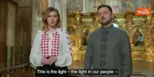 Gli auguri di Zelensky e della moglie Olena agli ucraini per la Pasqua ortodossa