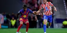 Al Bar&ccedil;a non basta la vittoria a Madrid per 2-1, Atletico in semifinale