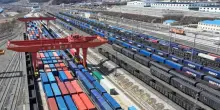 Traffico dei treni merci Cina-Europa in forte crescita nel primo trimestre