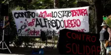 Roma, anarchici a San Lorenzo per Cospito, Sara e Sandro