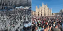 La solita sinistra fake, Salvini riempie la piazza ma la foto &egrave; di prima dell'arrivo