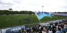 Lazio, l'abbraccio dei tifosi a Formello e Fiumicino