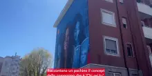 Due murales dedicati al Servizio Civile Universale