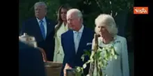 Trump e Melania mostrano a Re Carlo III e Camilla il nuovo apiario della Casa Bianca