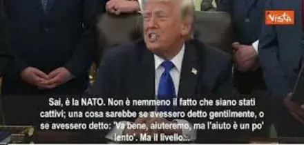 Trump: Valuto ritiro truppe dall'Italia, non hanno aiutato in Iran
