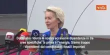 Von Der Leyen: Europa deve essere pi&ugrave; indipendente su energia, puntiamo su rinnovabili e nucleare