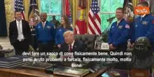 Trump: Per essere astronauti bisogna essere intelligenti ed energici, quindi non avrei problemi