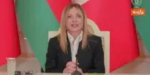 Meloni: Dalla guerra in Ucraina forniture energetiche azere determinanti per sicurezza dell'Italia
