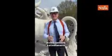 Gualtieri si arrampica sull'Ex Mattatoio di Testaccio: Restaurata la Tauromachia