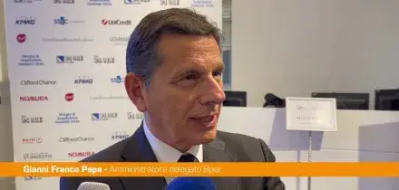 Papa (Bper) "In Italia importante avere 3-4 grandi gruppi che aiutino economia"