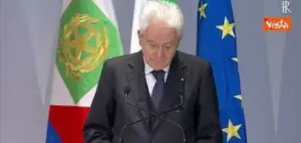 Mattarella: Italia ha formidabili risorse di umanit&agrave; e morali in momenti difficili