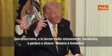 Trump si scusa con Melania ridendo: Il correttore automatico la trasformava in 'Melody'
