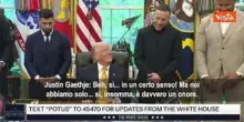 Trump riceve lottatori Ufc alla Casa Bianca e scherza: Chi dice che siete solo animali ha ragione