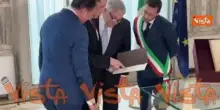 Tajani consegna a Rubio l'albero genealogico della sua famiglia italiana