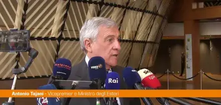 Tajani "Sar&agrave; Ue a scegliere rappresentante per negoziati pace Ucraina-Russia"