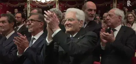 Mattarella alla Scala di Milano per 80^ anniversario della riapertura del teatro