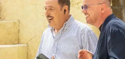 Gigi D'Alessio entra nel Fortino per raccontare Timvision e la forza del WiFi di Tim