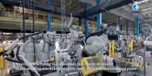 Cina, a Yiwu installati 98 robot saldatori in uno stabilimento automobilistico