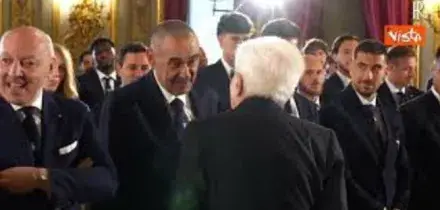 Mattarella riceve Inter e Lazio al Quirinale finaliste della Coppa Italia