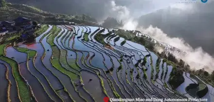 Cina, nel Guizhou inizia l'estate tra i terrazzamenti di Jiabang