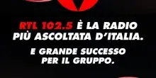 RTL 102.5 &egrave; la radio pi&ugrave; ascoltata con 6,5 milioni di italiani ogni giorno. Sul podio anche nel quarto d'ora