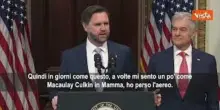 Trump a Pechino, JD Vance: Senza il Presidente mi sento come in Mamma ho perso l'aereo