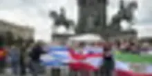 Flash mob a sostegno di Israele durante l'Eurovision a Vienna