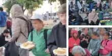 Bambini scalzi, bendati e bagnati per imparare a fare i migranti: il video choc