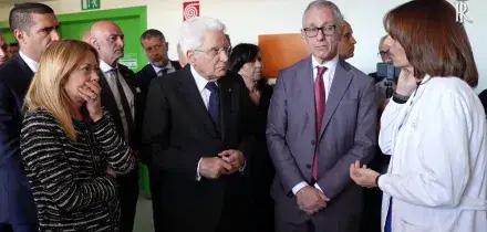 Modena, Mattarella e Meloni visitano i feriti all'Ospedale di Baggiovara