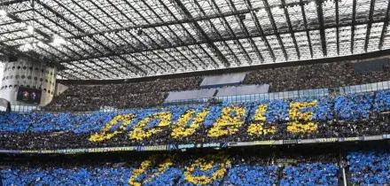 L'Inter festeggia il double, a San Siro 1-1 col Verona