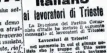 Quando il Pci "ordin&ograve;" ai triestini di collaborare con i comunisti di Tito
