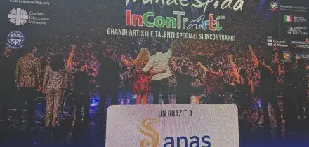Anas premiata all'Arena di Verona per un Giubileo senza barriere