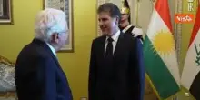 Mattarella riceve il Presidente della Regione Autonoma del Kurdistan iracheno Nechirvan Barzani