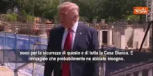 Trump davanti a cantiere nuova sala da ballo Casa Bianca: Fatta con denaro mio e dei donatori