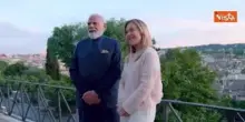 Meloni accoglie il Primo ministro indiano Modi, poi una visita notturna al Colosseo