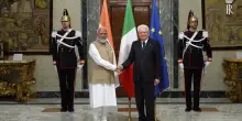 Mattarella riceve il primo ministro indiano Modi