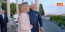Meloni accoglie il Primo Ministro indiano Narendra Modi con una cena con vista su Roma