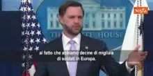 JD Vance ai media europei: Criticate sempre gli Usa? Guardatevi allo specchio