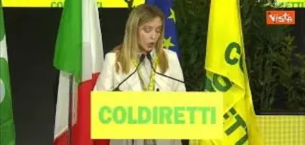 Meloni a evento Coldiretti: Attuale Europa dei burocrati lontana da quella dei padri fondatori